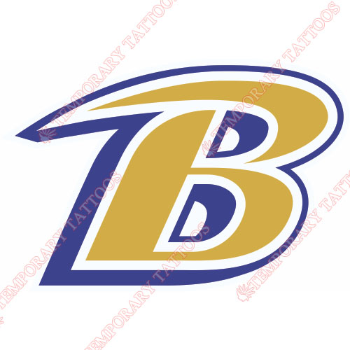 Baltimore Ravens Customize Temporary Tattoos Stickers NO.407